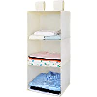 Los mejores  - MaidMAX Organizador de Armario de 3 Niveles- Estantería Colgante de Tela- Estante de Tela para Armario- Organizador de…